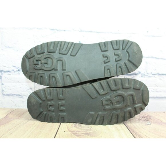 UGG Nice Clean Hilmar Lace-Up Boot Charcoal Suede Leather Waterproof Size 5 - Picture 10 of 10